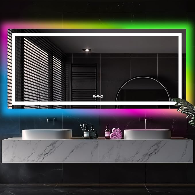 Antok 32"x 72" LED Bathroom Mirror - Image 2