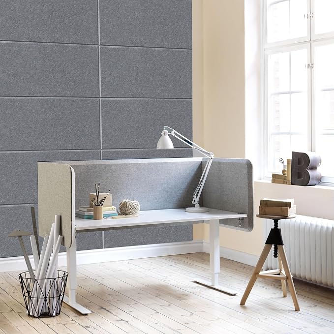 6 Pack Self-Adhesive Acoustic Panels, 15.75" X 31.5" X 0.47" Soundproof Wall - Image 8