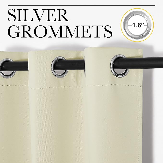 NICETOWN Door Divider Curtain for Doorway, Bedroom Closet Door Cover, Privacy - Image 3