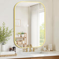 Bathroom Mirror for Wall, HD Reflection Shatterproof Mirror for Living Room by Unknown