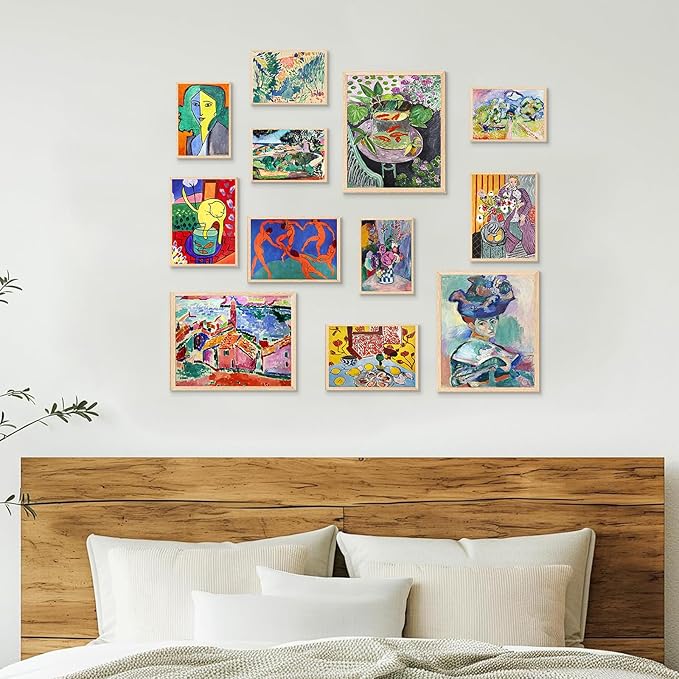 KBKBART Matisse Wall Art Prints Set of 12, Matisse Eclectic Wall Decor - Image 7