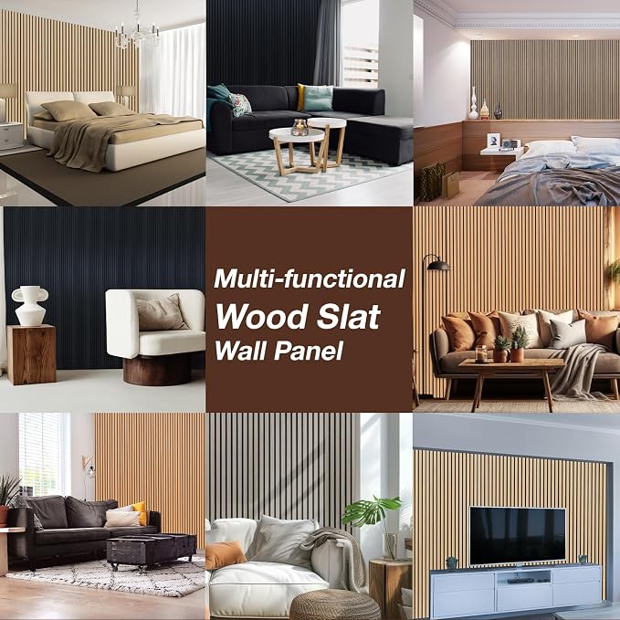 NeatiEase Wood Panels for Wall Color Samples Pack, Soundproof Wood Slat Wall - Image 5