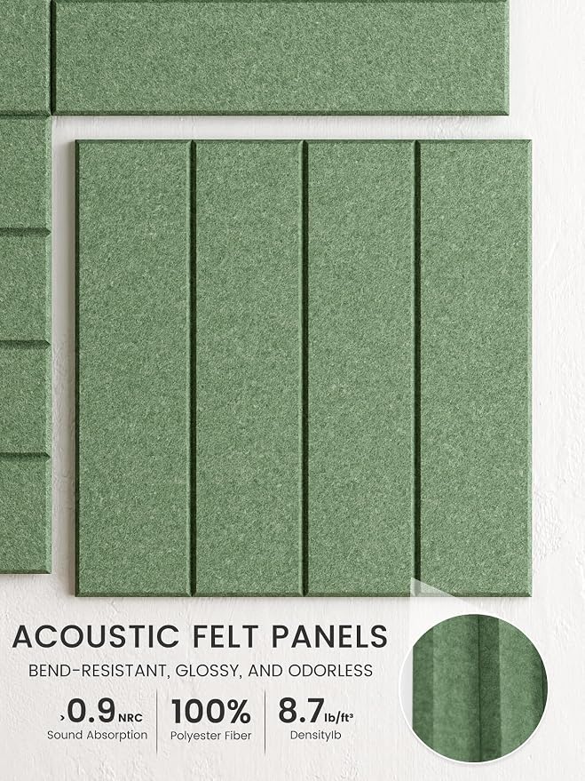 Bumusty Large Cork Board Alternative-48 x 36" Felt Bulletin Board Tiles - Image 3