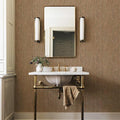 JiffDiff Woven Wallpaper Peel and Stick 17.3" x 400" Colorful Paint Grasscloth by wallpaper