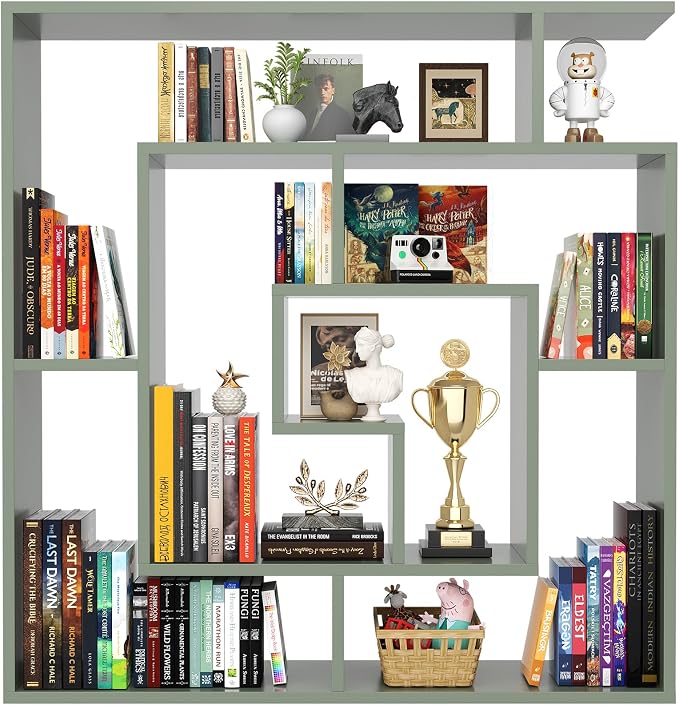 Armocity 6 Tier Display Book Shelf Wall Mounted Bookshelf Freestanding by Armocity