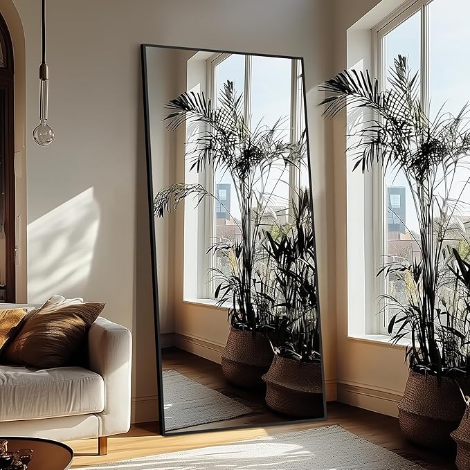 Delma Wall Full Length Mirror, Standing Mirror Full Body, Large Floor - Image 6