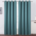 LEMOMO Sea Teal Thermal Blackout Curtains/52 x 95 Inch/Set of 2 Panels Room by Lemomo