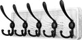 SKOLOO Rustic Wall Mounted Coat Rack: 16" Stud Spacing, Pine Real Wood Plank by SKOLOO