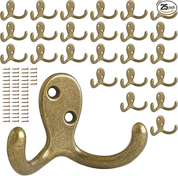 CBWLWJ 25 Pack Coat Hooks Wall Hooks by CBWLWJ