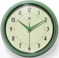 Infinity Instruments LTD. Retro 12 inch Silent Sweep Non-Ticking Mid Century by InfinityInstruments