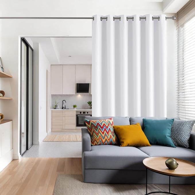 RYB HOME Blackout Thermal Insulated Curtains, Portable Curtain - Image 2