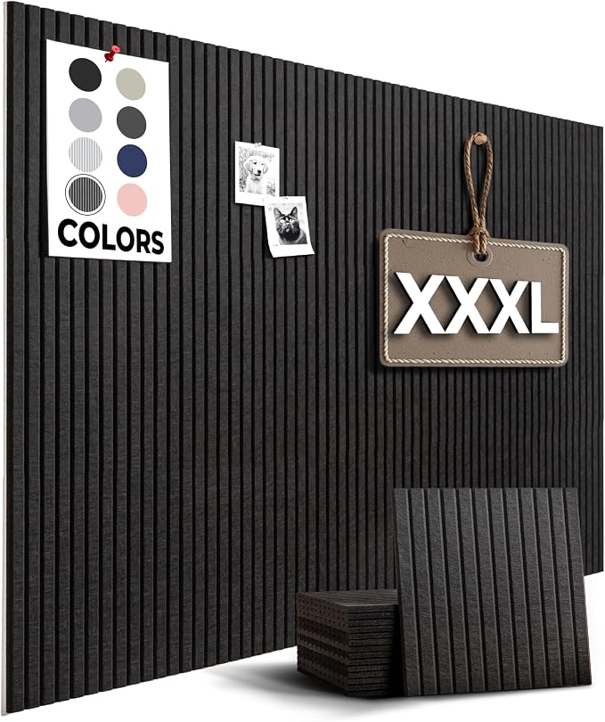 WALLHERO Large Bulletin Board, Tack Board, Cork Board Alternative by WallHero