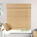 No Tool No Drill Bamboo Blinds for Interior Windows, Bamboo Shades for Indoor by EVOZEN