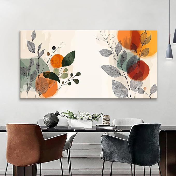 Suconvng Canvas Wall Art For Living Room Home Wall Decor Modern Boho Canvas Art - Image 4