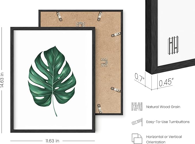 HAUS AND HUES Framed Botanical Wall Art - Image 2