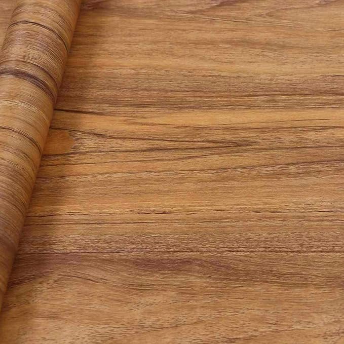 COSNIGHT Wood Grain Contact Paper Peel and Stick Wallpaper Self Adhesive Wall - Image 2