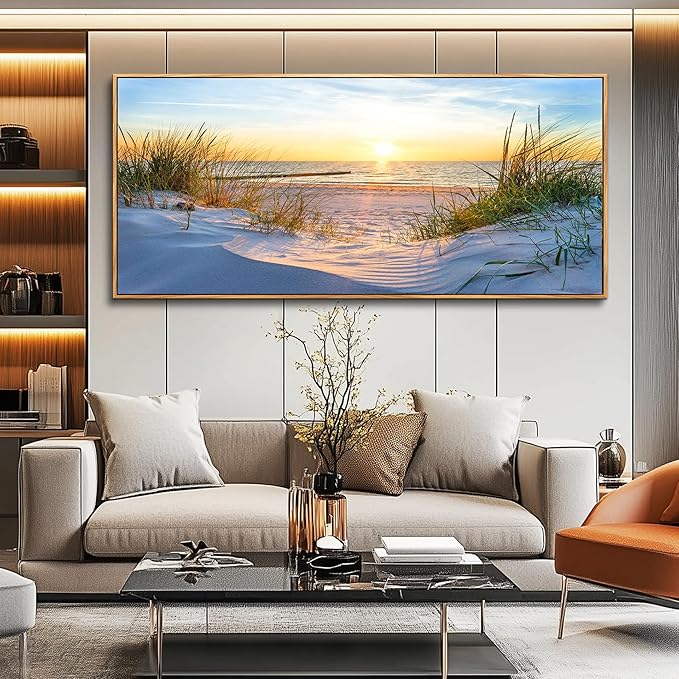 MHARTK66 Large Wall Art For Living Room Wall Decor For Office Ocean Painting - Image 3