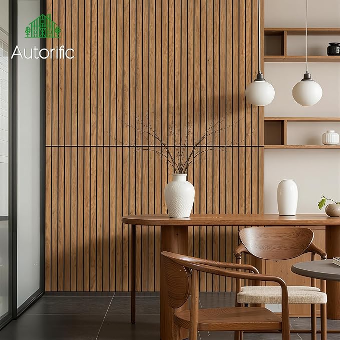 Wood Veneer Acoustic Panels, 4 Pack 47.2”x23.6” Sound Panels, Decorative Large - Image 2