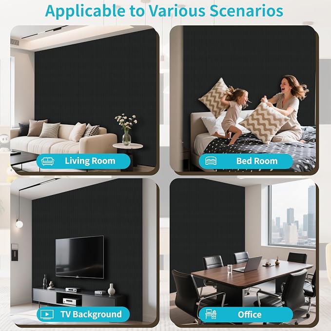 EVERECO 6 Pack Large Acoustic Panels, 47.2×23.6×0.4 inches, Soundproof Panels - Image 6