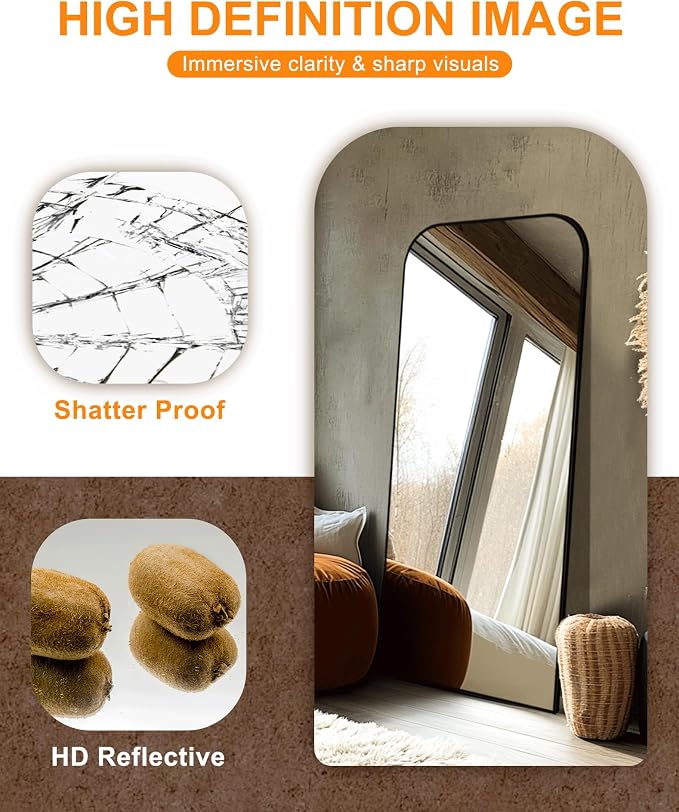 Delma Full Length Mirror, Living Room - Image 5