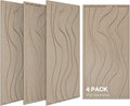 BUBOS 4 Pack Large Acoustic Panels, Total-Size 47.2 x 23.6 Inches Soundproof by BUBOS