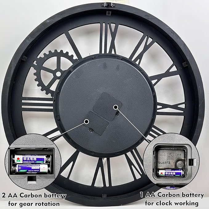 B-Style 24 Inch Large Wall Clock - Image 5
