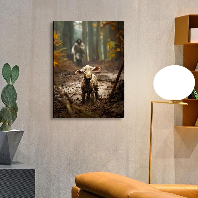 Ploceiny christian gifts for women-men, Religious canvas home decor for prayer - Image 4