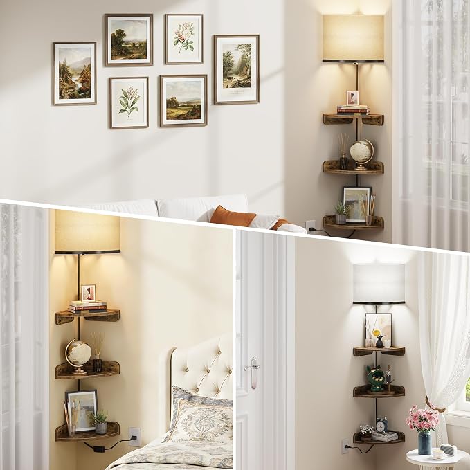 YAOHUOO Corner Shelf Wall Mounted - Image 7