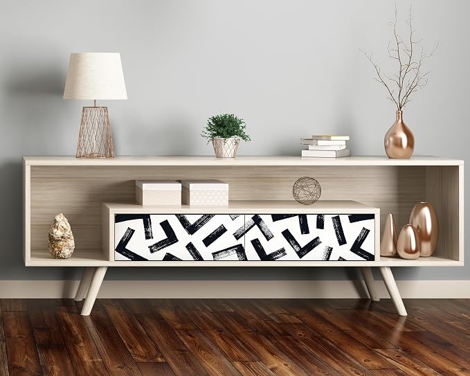 FLFK Black and White Design Wallpaper Border - Image 5
