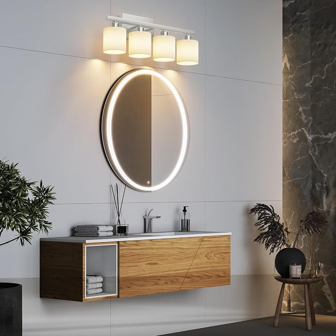 PARTPHONER Bathroom Light Fixtures, Bathroom Lighting Fixtures Over Mirror - Image 8
