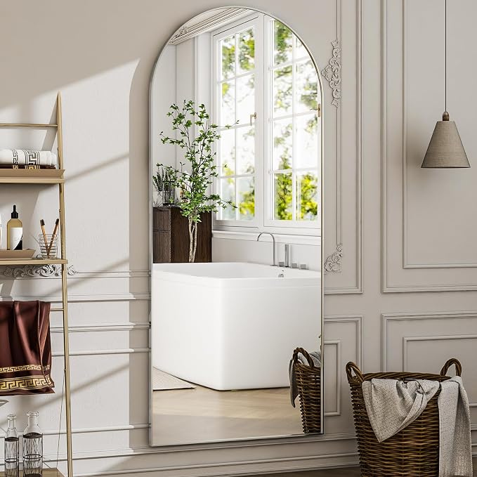 57" x 20" Arched Full Length Mirror - Image 7