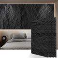KASARO PU 3D Faux Stone Wall Panels, Cement Texture Accent by KASARO