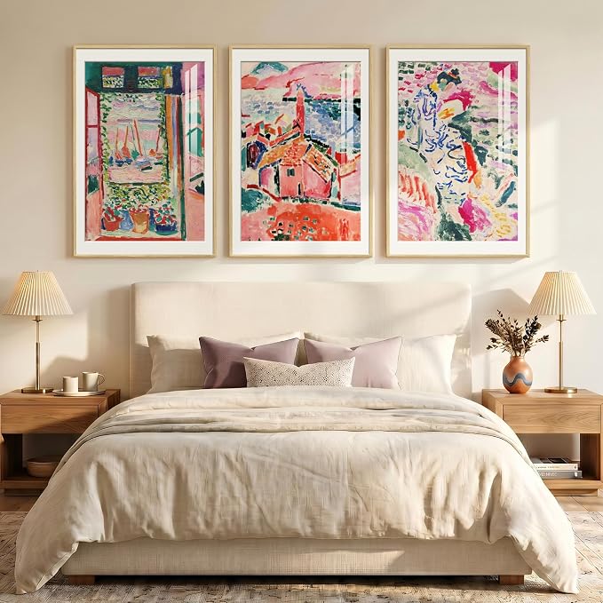 Large Framed Matisse Wall Art for Living Room, Vintage Retro Aesthetic Wall - Image 2
