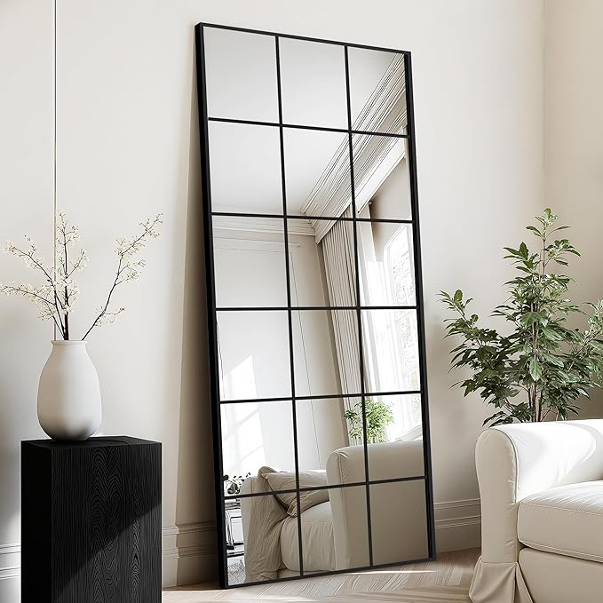 Window Mirrors for Wall Decor, Large Wall Mirrors Decorative Window Pane 30 x 70 by Unknown