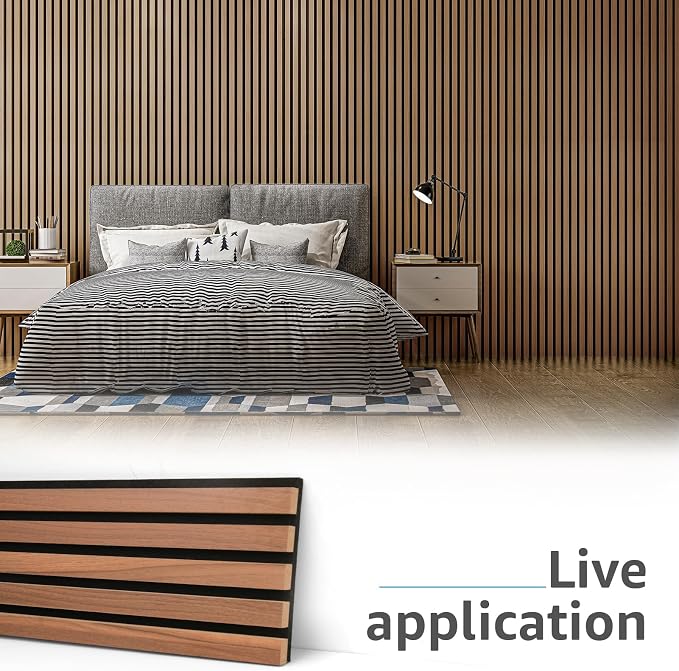 Art3d 6-Piece Wood Slat Acoustic Panels - Image 6