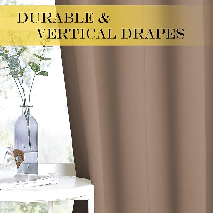 NICETOWN Patio Blackout Curtain Panels - Image 4