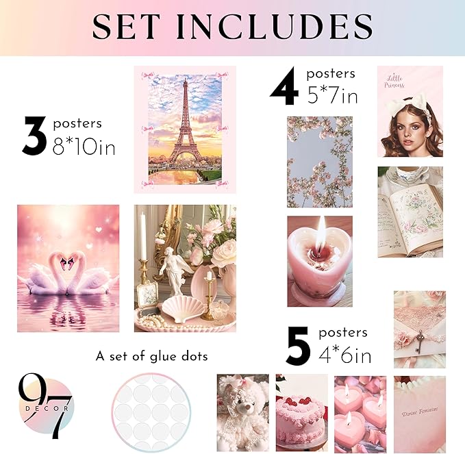 97 Decor Pink Coquette Room Decor Aesthetic - Image 2