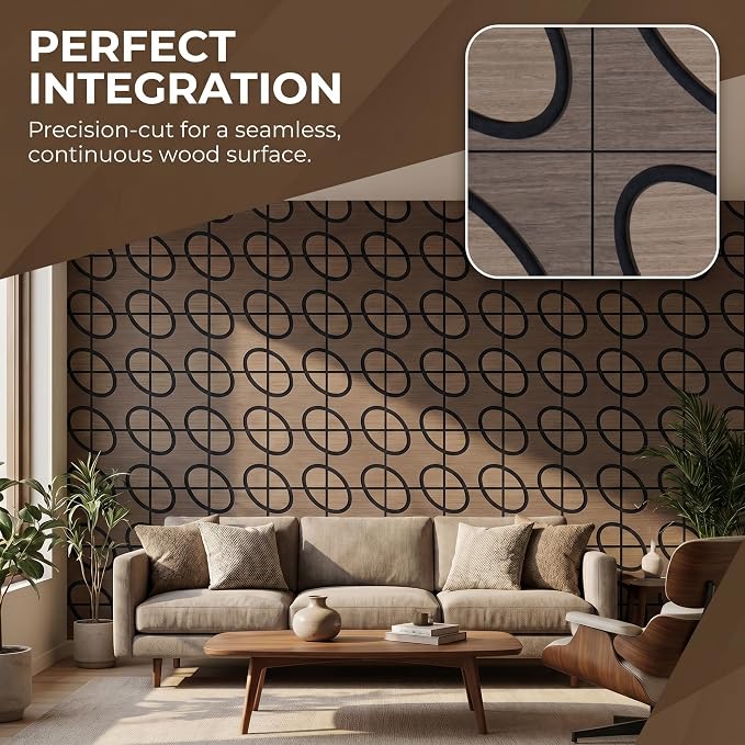 Acoustic Wood Slat Panels, 3D Fluted Wood Panel Sound Absorbing Panel - Image 7