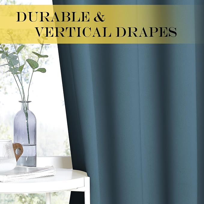 NICETOWN Blackout Curtain Panel 63 inch Long - Image 6