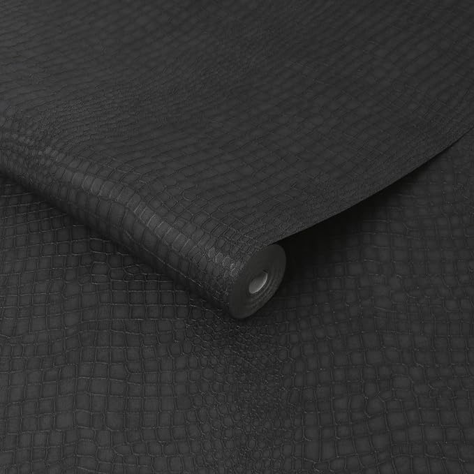 32-659 Superfresco Easy Crocodile Black Wallpaper - Image 3