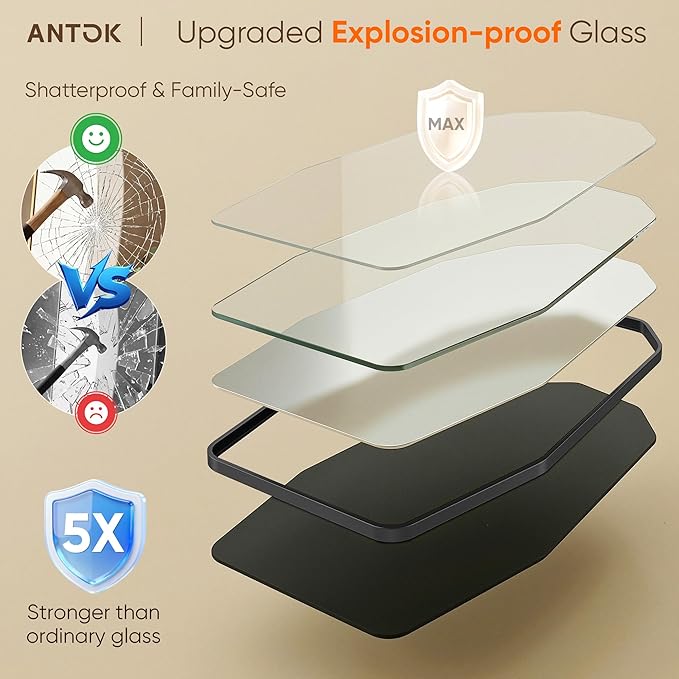 Antok Full Length Mirror, Free Standing Wall Mounted or Leaning Full Body Mirror - Image 5