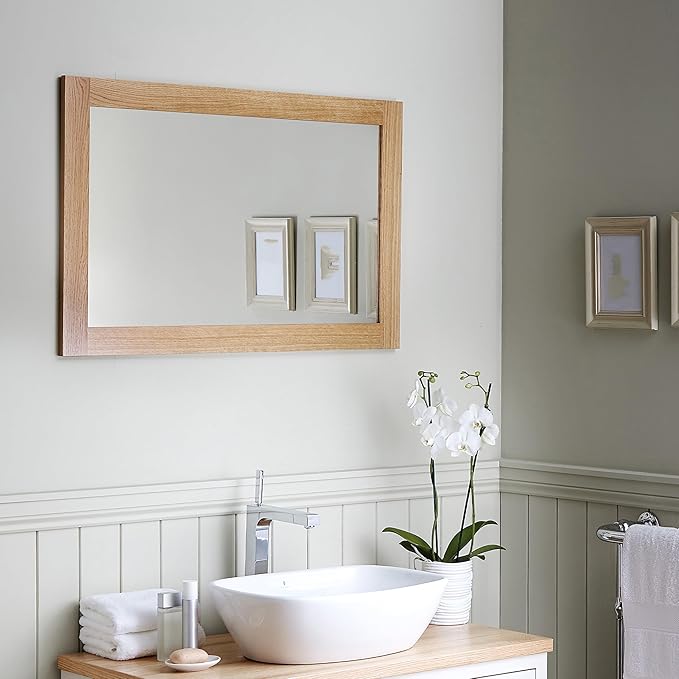 TIANLDD 27 FT Wood Grain Wallpaper Border, Removable Waterproof Mirror Border - Image 5