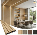 From Plain to Beautiful in Hours WPC Exterior Wall Slat Panels Waterproof by DecorativeCeilingTiles