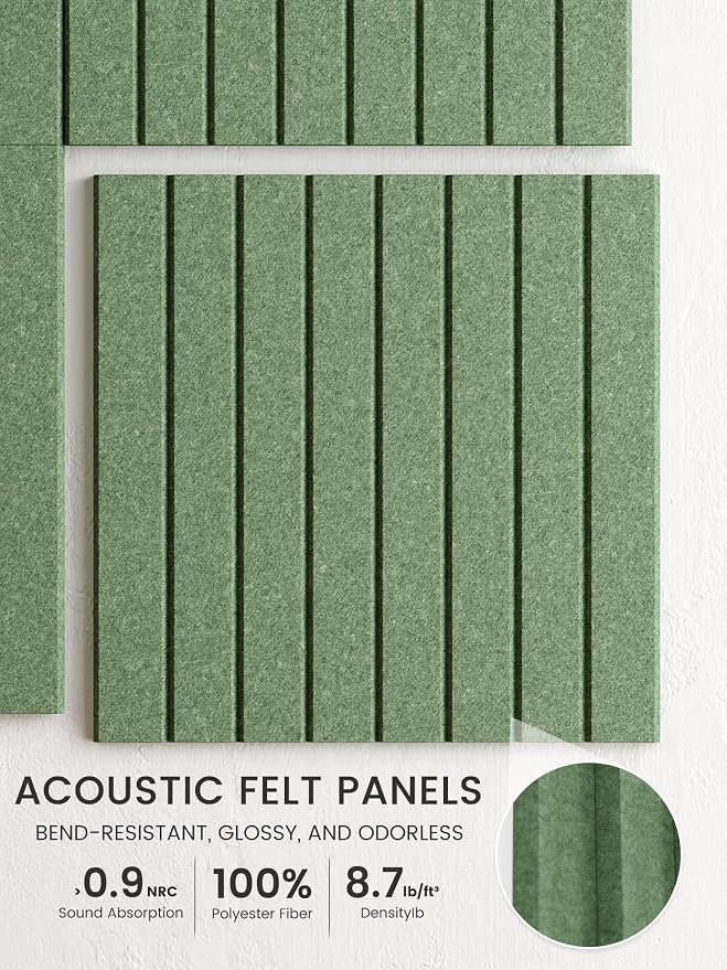 Bumusty Large Cork Board Alternative-48 x 36" Felt Bulletin Board Tiles - Image 3