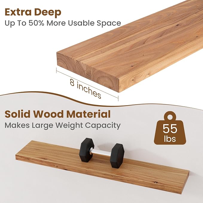 Floating Shelves for Wall Decor, Wall Shelves - Image 5