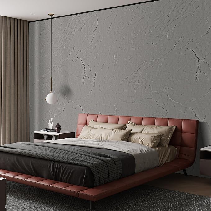 KASARO 3D Faux Stone Wall Panels, Modified Clay Material, Accent - Image 5