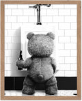 Poster Master Funny Teddy Bear Print by PosterMaster