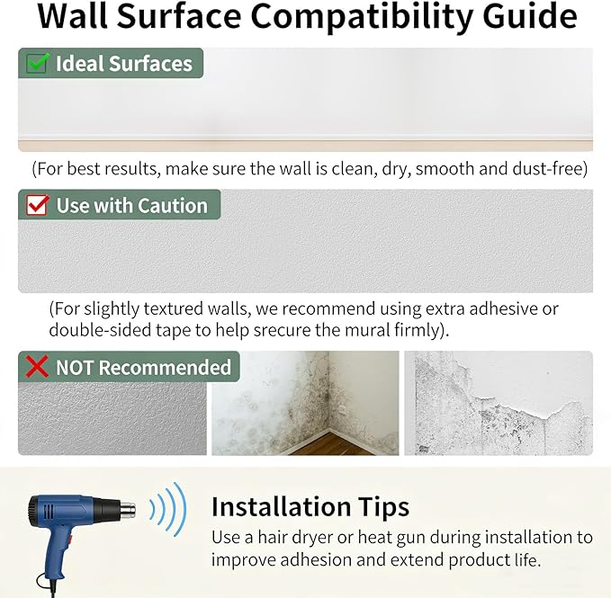 Zeeko Floral Peel and Stick Wall Mural Beige Flower Wallpaper - Image 3