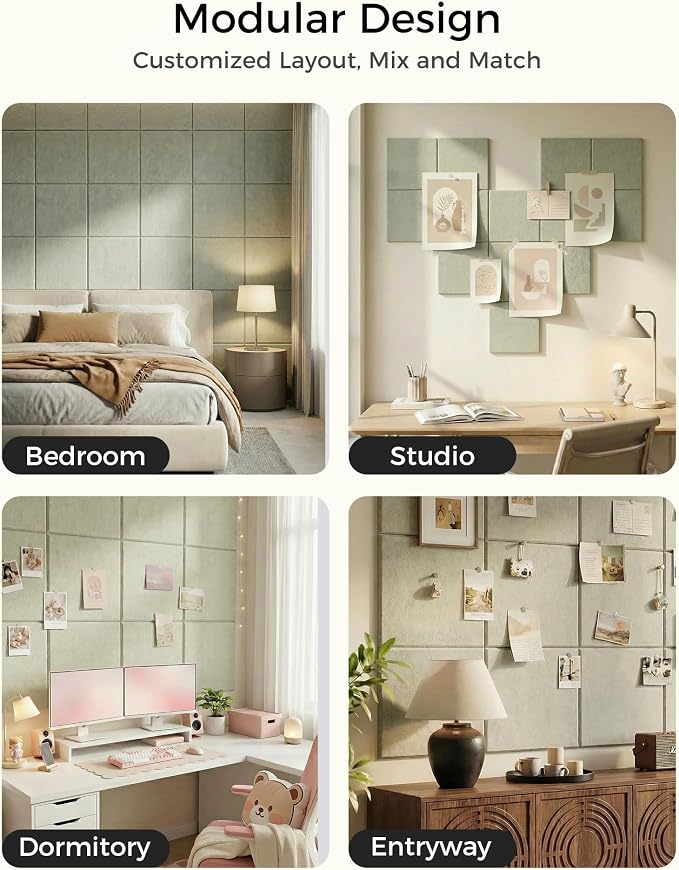 Aothia Felt Bulletin Board Tiles - Image 4