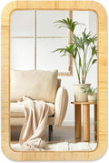 PERFNIQUE Rattan Mirror, Decorative Wall Nursery Decor, Rustic Farmhouse by PERFNIQUE